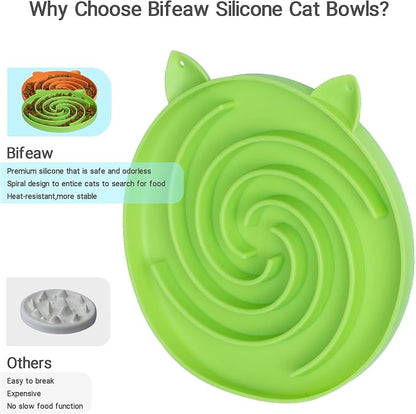 Bifeaw Slow Feeder Cat Bowl - Image 2