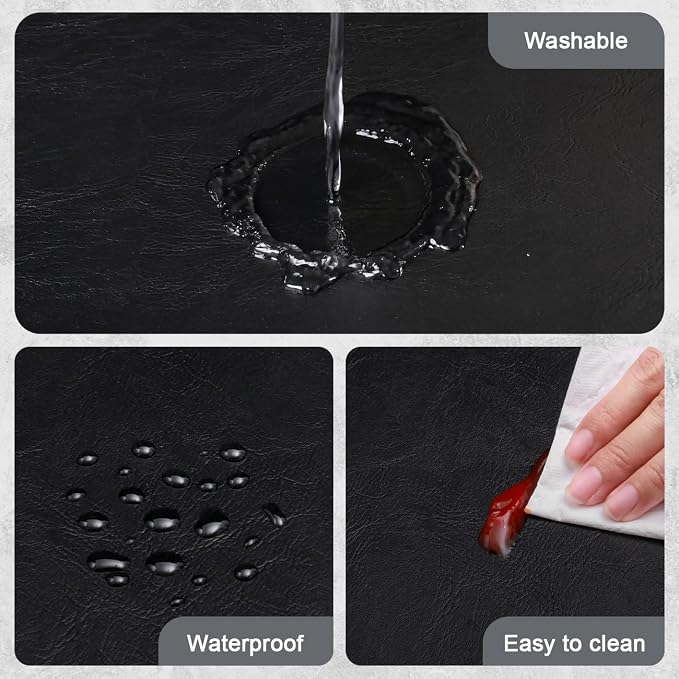 Vinyl Placemats Set of 6, Dual Sided Place Mats - Image 4