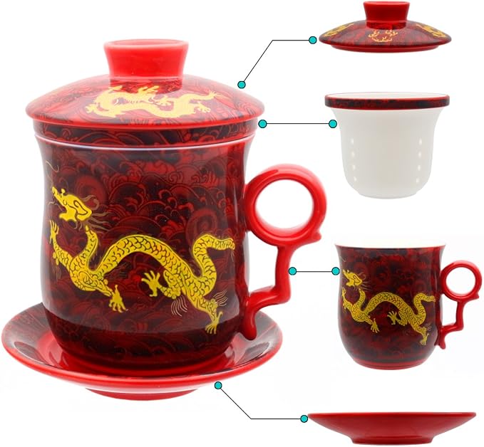 PLESIU Yuhytop Groye Tea Talent Porcelain Tea Cup by Unknown