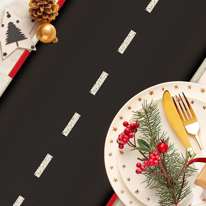 Race Track Table Runner Seasonal Spring Fall Kitchen Dining Linen Table - Image 4