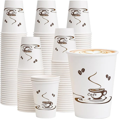 Lamosi 240 Pack 12 oz Coffee Cups, Disposable Paper Cups | Hot/Cold Beverage by BuyNow