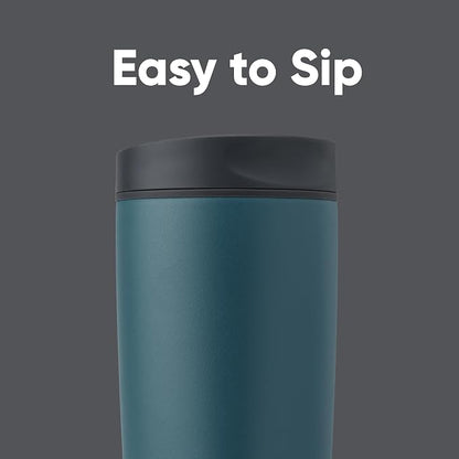Owala SmoothSip Slider Insulated Stainless Steel Coffee Tumbler, Reusable Iced - Image 2
