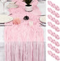 8 Pack Pink Cheesecloth Table Runner 17x108 inch Boho Gauze Cheese Cloth Table by Unknown