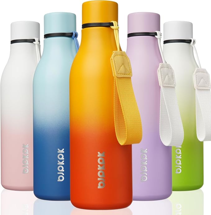 BJPKPK 18oz Insulated Water Bottle, Stainless Steel Bottle by BJPKPK