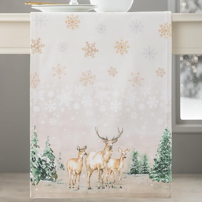 Maison d' Hermine Table Runner 100% Cotton 14.50" x 72" | Table Runners 72 - Image 8