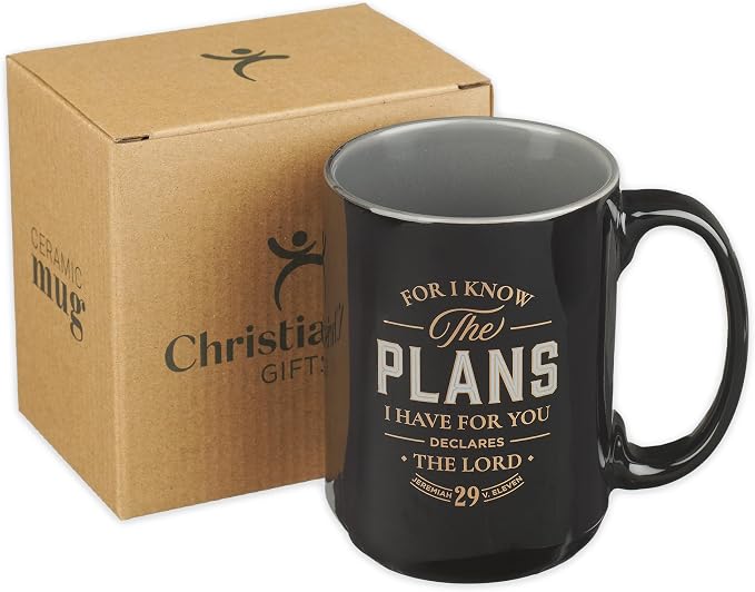 Christian Art Gifts Large Inspirational Scripture Ceramic Coffee & Tea Mug - Image 7