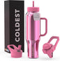 Coldest Tumbler with Handle and Straw by Coldest