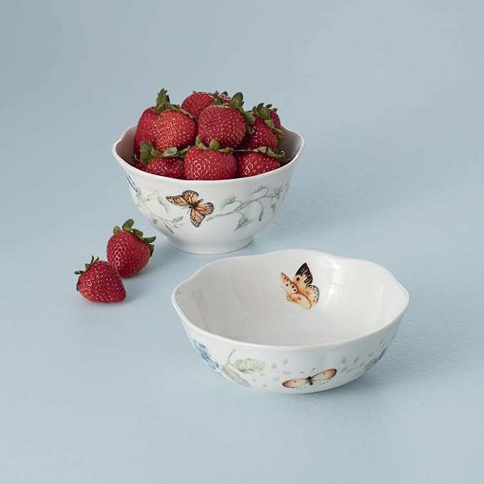 Lenox Butterfly Meadow All-Purpose Bowl, Salad Bowl | Dishwasher safe | - Image 9
