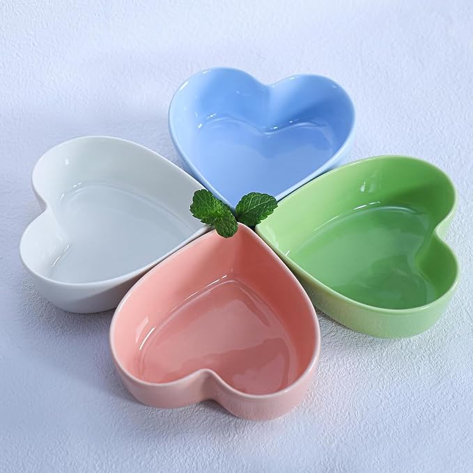 WAIT FLY Heart-shaped Bowls for Salad Soup Snack Dessert Best Kitchen Household - Image 5
