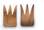 Ironwood Gourmet Kodiak, 1.5 x 3.75 x 6 inches, Bear Claw Salad Server Set by Ironwood