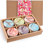 Ceramic Rice Bowls 10 oz, Sakura Bowl Gift Set by Sanbege