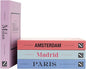Pastel Medium | 4 PCS Faux Decorative Books for Home Decor | Not Real Books (Cardboard Boxes) | Coffee Table, Shelf Styling & Modern Aesthetic Accent Pieces for Living Room, Office