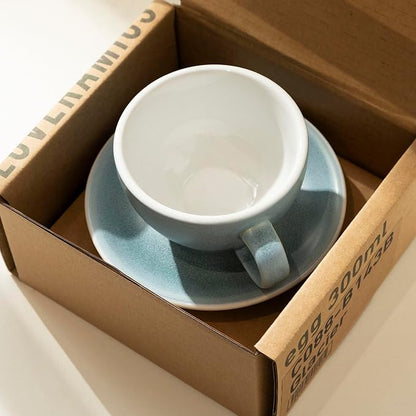 Loveramics Matt Cappuccino Cup, 10 oz Ceramic Latte Art Mug - Image 3
