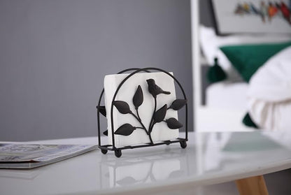 Cast Iron Bird & Tree Classic Napkin Holder/Tabletop Freestanding Tissue - Image 4