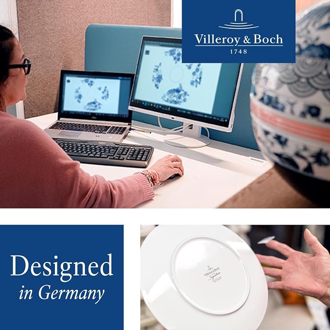 Villeroy & Boch For Me Round Vegetable Bowl, 9 in, Premium Porcelain, made in - Image 8