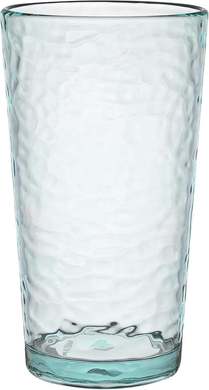 KLIFA- NICE- 20 ounce, Acrylic Highball Drinking Glasses, Stackable Plastic by KLIFAHome