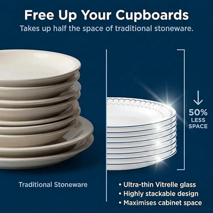 Corelle 18-Piece Dinnerware Set Service - Image 7