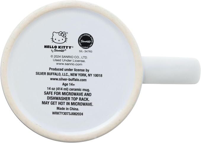 Silver Buffalo Sanrio Hello Kitty Christmas, 2 Pack Ceramic Mug Set, 14oz | - Image 9