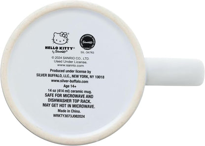 Silver Buffalo Sanrio Hello Kitty Christmas, 2 Pack Ceramic Mug Set, 14oz | - Image 9