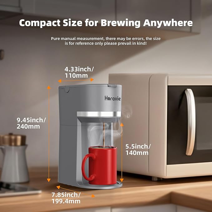 Horavie Mini Single Serve Coffee Maker - Image 6