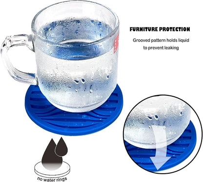 Silicone Coaster Set of 6 Pieces - Image 4
