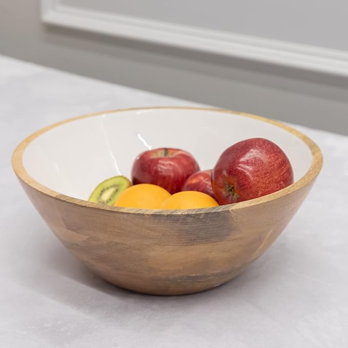 Folkulture Wooden Salad Bowls, Bowls - Image 2