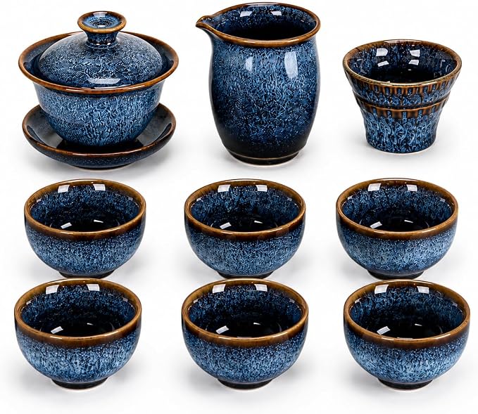 9-Piece Chinese Tea Set, Gongfu Tea Sets by Unknown