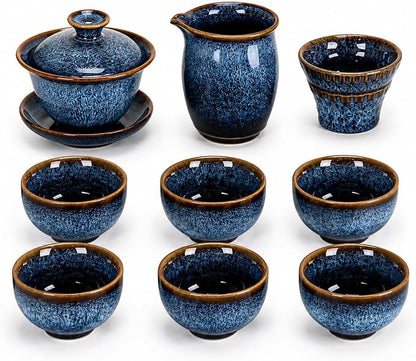 9-Piece Chinese Tea Set, Gongfu Tea Sets by Unknown
