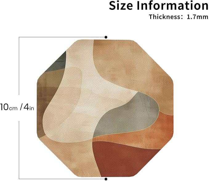 Minimal Abstract Shapes Print Coasters - Image 4