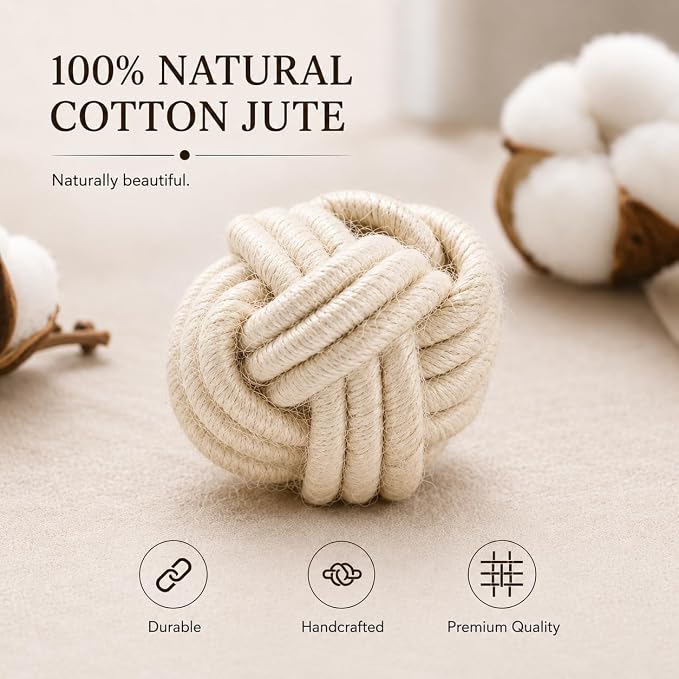 Artisan Handcrafted Cotton Napkin Rings Set of 50, Rustic Farmhouse Coastal - Image 2