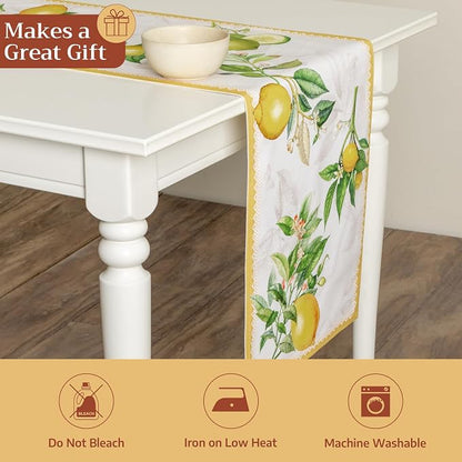 Maison d' Hermine Table Runner 100% Cotton 14.50" x 72" | Table Runners 72 - Image 5