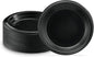 PLASTICPRO 200 PCS Black Plastic Plates Light Weight 6 Inch Plastic Dessert by PLASTICPRO