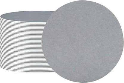 Restaurantware Paper Coasters 1000 Pack of 4 Inch Disposable Beverage Coasters Absorbent for Hot and Cold Drinks Gray Coffee Cup Essentials for Table Decor, Kitchen, Home Patio or Living Room