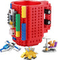 DEEXITO Build on Brick Coffee Mugs, Creative DIY Kids Party Cups by DEEXITO