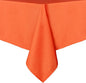 sancua Rectangle Tablecloth - 60 x 102 Inch - Stain and Wrinkle Resistant Washable Polyester Table Cloth, Decorative Fabric Table Cover for Dining Tables, Buffet Parties and Camping, Orange