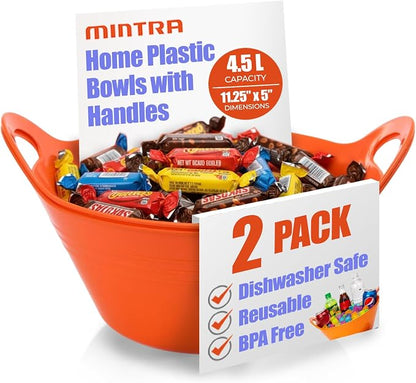 Mintra Home Plastic Bowls – Ideal by Mintra