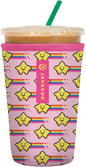 Sok It JavaSok Iced Coffee & Cold Soda Insulated Neoprene Cup Sleeve (Super Star, Medium: 22-28oz)
