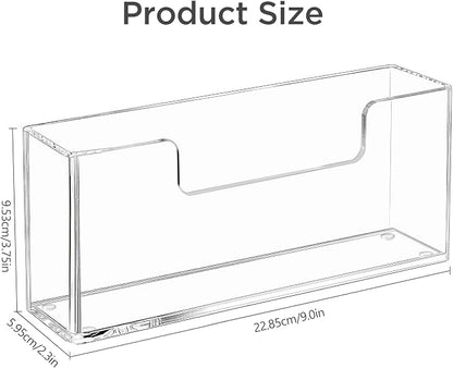 HBlife Acrylic Guest Towel, Paper Napkin Holder - Image 2