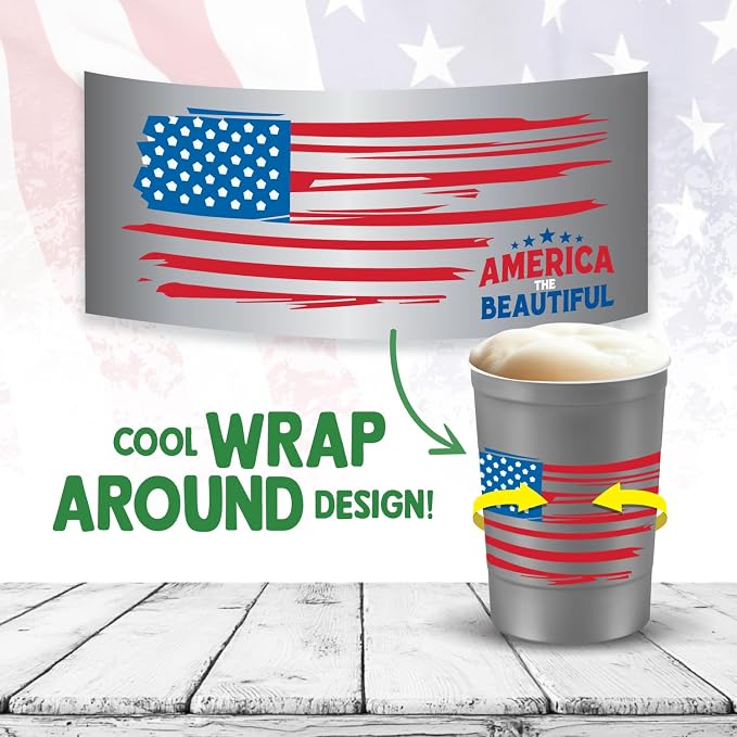 Steel Chill Cups 16 oz. Reusable Party Cups America the Beautiful, 100% - Image 3
