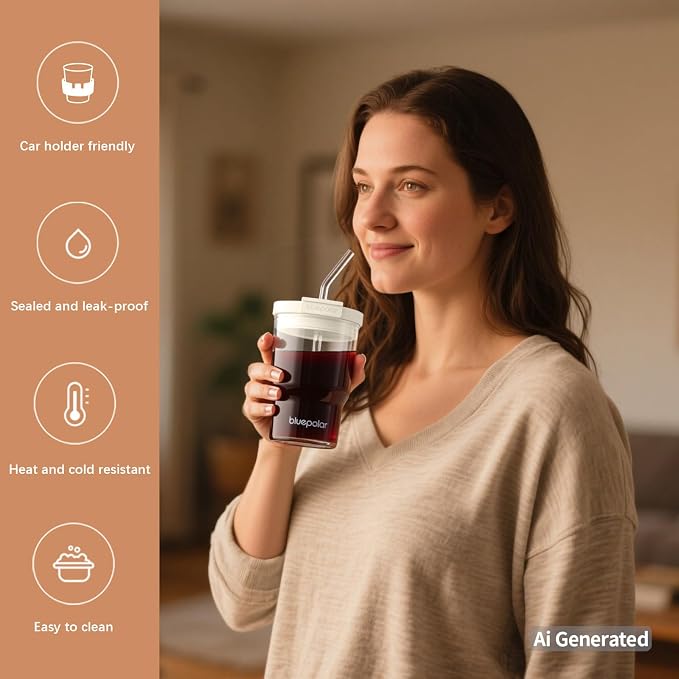 BLUEPOLAR 16oz/480ml Iced Coffee Cups - Image 8