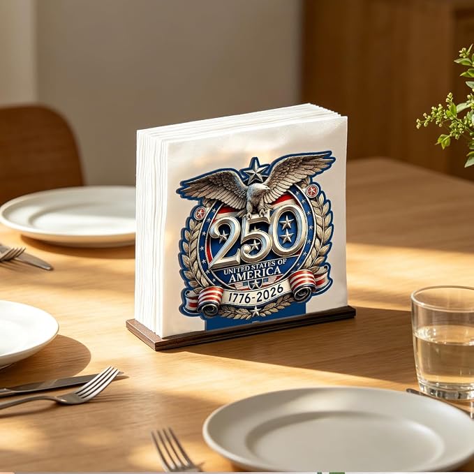 USA 250th Anniversary Napkin Holder - Image 2