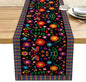Bird Dia De Los Muerto Serape Mexican Table Runner, Cinco De Mayo Day | The by Unknown
