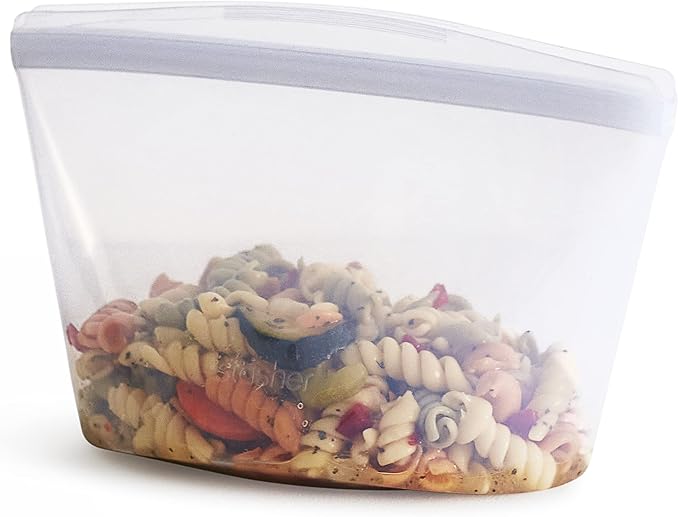 Stasher Premium Reusable Silicone Leak-Free Food Storage Bowl, 4-Cup | by Stasher