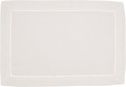 SARO LIFESTYLE Placemat with Hemstitched Borde - Image 2