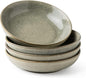 AmorArc 8.5'' Large Pasta Bowls, 36oz Stoneware Wide Serving Bowls Set of 4 by AmorArc