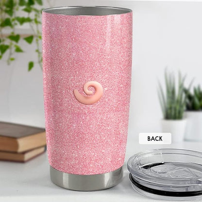 SANDJEST Pig Tumbler Glitter 20oz Tumblers - Image 4