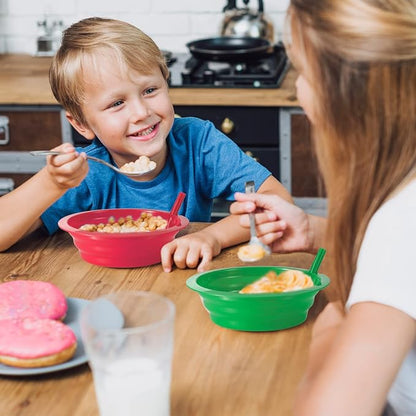 20 Oz Cereal Bowls with Built-In Straws - Image 6