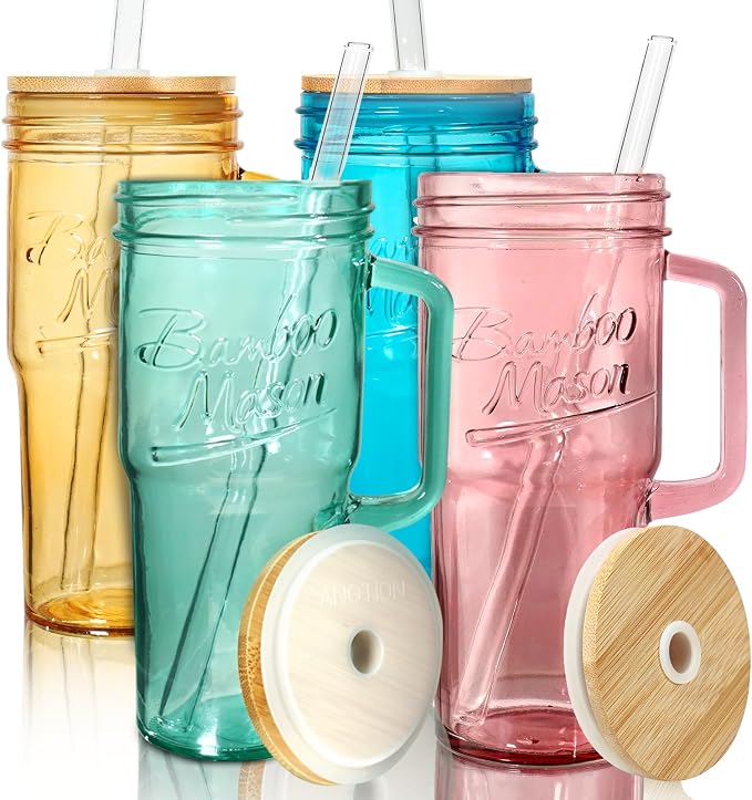 ANOTION Colored Glass Cups by ANOTION