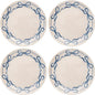 Karma, 8.75 inches Melamine Salad Plates Set of 4, Reusable Dishwasher Safe by KarmaGifts