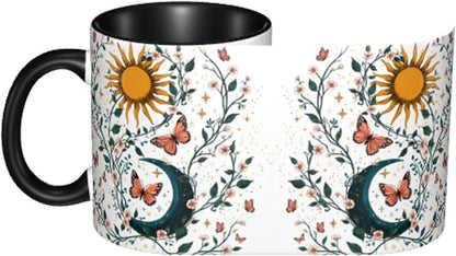 Sun Moon Coffee Mug 11 Ounce Mugs Ceramic Tea Cup Drinking Water Cups | Novelty - Image 4